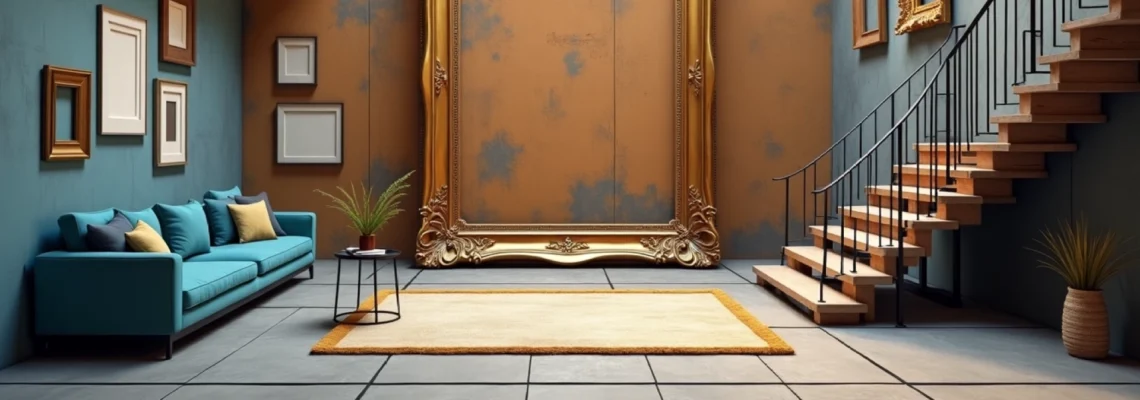 combinar los marcos con la decoración de interiores