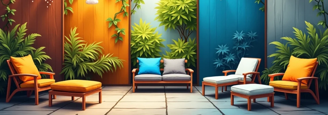 Materiales duraderos para muebles de jardín